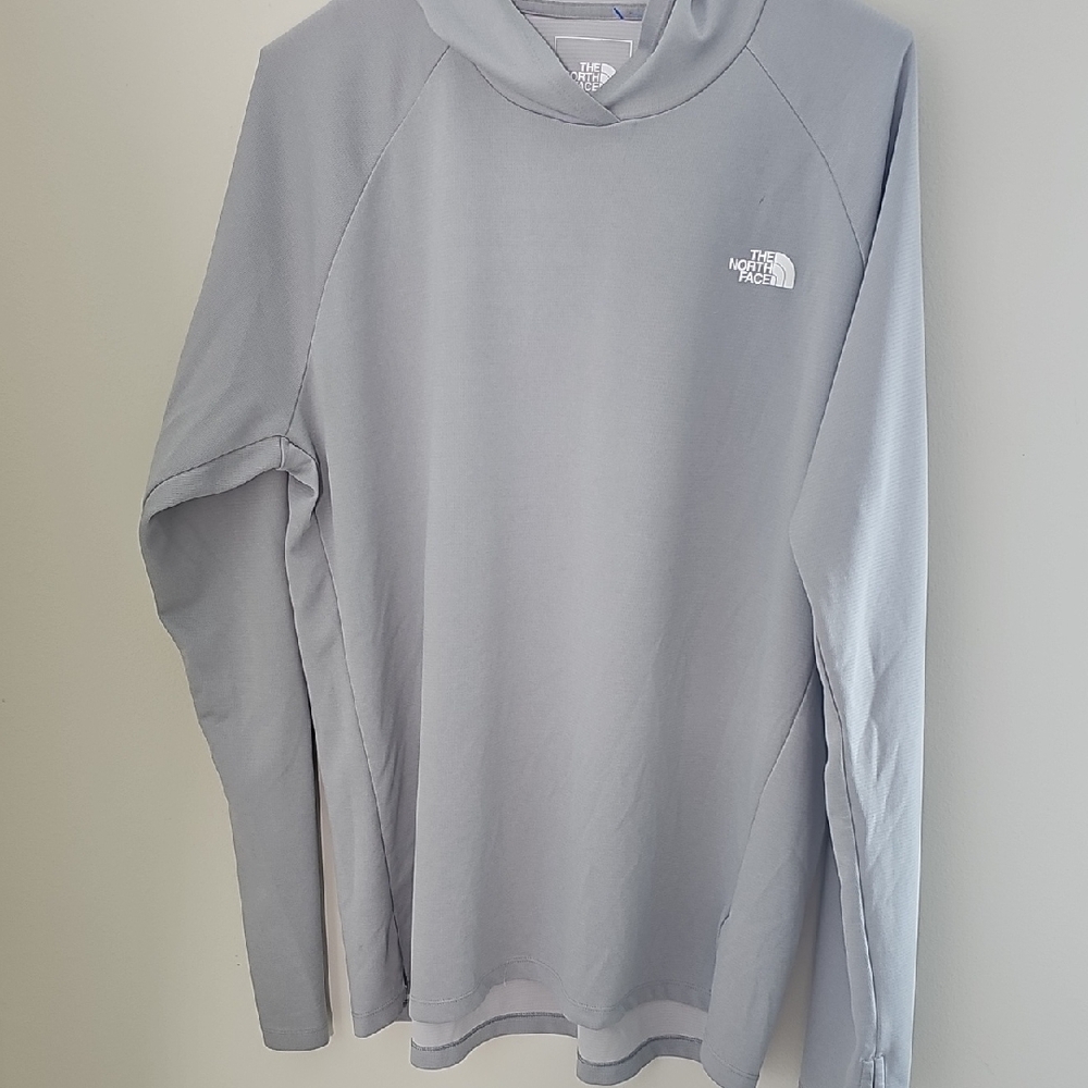 The North Face Gray Hoodie For Men In Size XXL TTG. Thumb Hole.